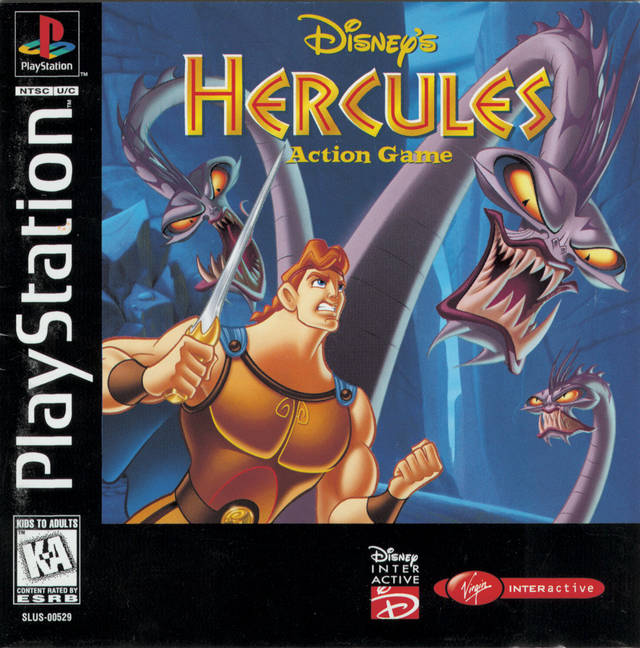 Disney's Hercules Action Game - (PS1) PlayStation 1 [Pre-Owned] Video Games Virgin Interactive   