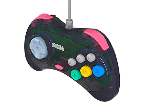 Retro-Bit Official Sega Saturn USB Controller Pad (Model 2) - USB Port (Slate Grey) Accessories Retro-Bit   