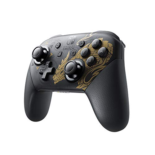 Nintendo Switch Pro Controller (Monster Hunter Rise Edition) - (NSW) Nintendo Switch (Japanese Import) Accessories Nintendo   