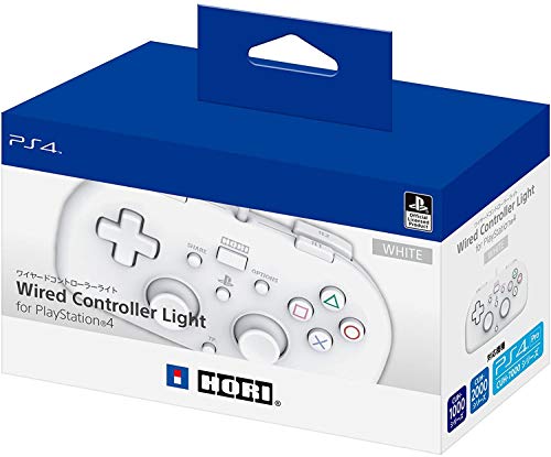 Hori SONY Licensed Wired Controller Light Small (White) - (PS4) PlayStation 4 Accessories HORI   
