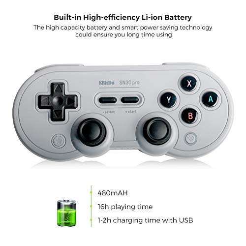 8Bitdo Sn30 Pro Bluetooth Gamepad (Gray Edition) - (NSW) Nintendo Switch Accessories 8Bitdo   