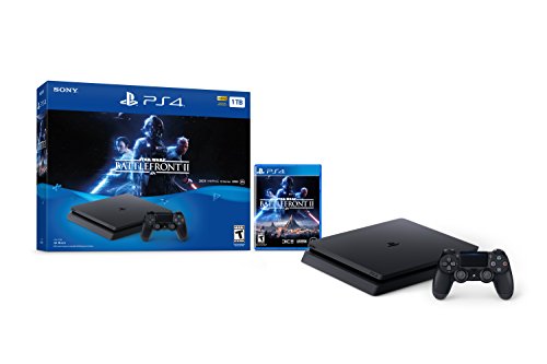 Sony PlayStation 4 Slim 1TB Console - Star Wars Battlefront II Bundle Consoles Sony   