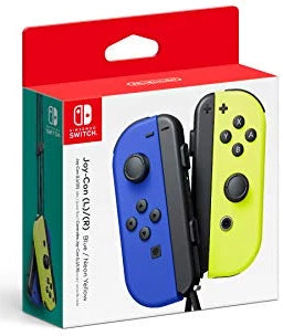 Nintendo Switch Joy-Con (L-R) Blue/ Neon Yellow - (NSW) Nintendo Switch Accessories Nintendo   