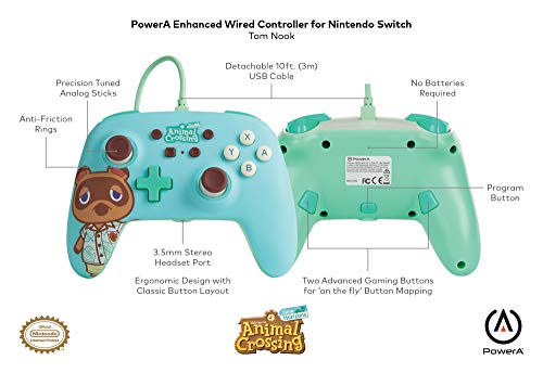PowerA Enhanced Wired Controller (Animal Crossing: Tom Nook) - (NSW) Nintendo Switch Accessories PowerA   