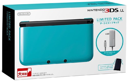 Nintendo 3DS LL Console (Limited Pack Turquoise X Black) - Nintendo 3DS (Japanese Import) CONSOLE Nintendo   