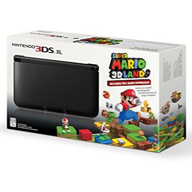 Nintendo 3DS XL (Black) With Super Mario 3D Land Game Pre-installed - Nintendo 3DS Consoles Nintendo   