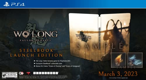 Wo Long: Fallen Dynasty (Steelbook Launch Edition) - (PS4) PlayStation 4 Video Games KT   