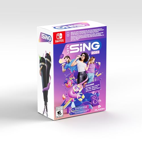 Let's Chant, Let's Sing 1, 2, 3, 4, 5セット Let's Sing 2024 (2 Microphone Pack) - (NSW) Nintendo Switch | J&L Game