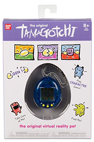 The Original Tamagotchi (Gen 1) (Clear Blue) - Tamagotchi Toy Tamagotchi   