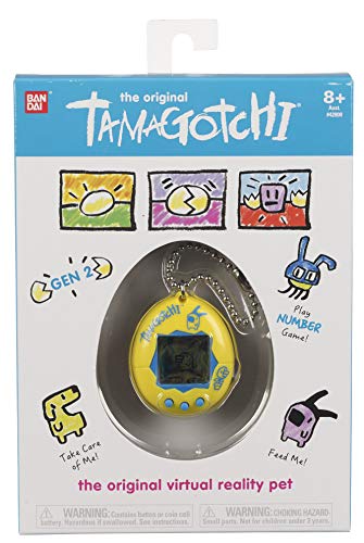 The Original Tamagotchi (Gen 2) (Yellow/Blue) - Tamagotchi Toy Tamagotchi   