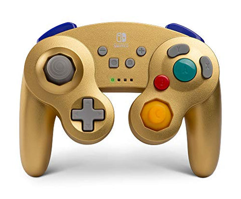 PowerA Wireless Controller for Nintendo Switch – GameCube Style: Gold - Nintendo Switch Accessories PowerA   