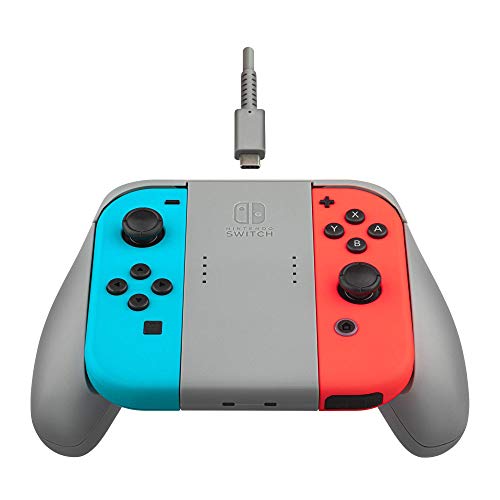 PDP Joy-Con Charging Grip Plus (Gray) - (NSW) Nintendo Switch Accessories PDP   