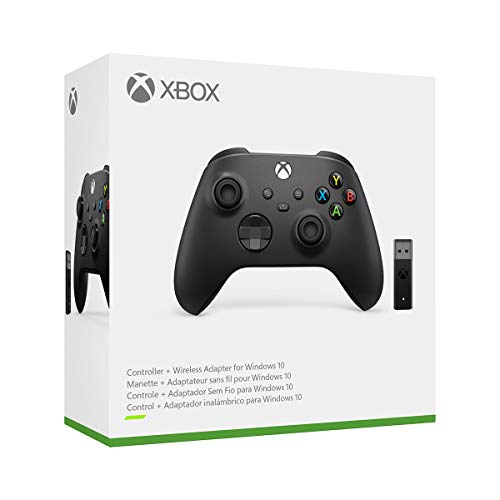 Microsoft Xbox Series X Wireless Controller ( Carbon Black + Usb Wireless Adapter ) - (XSX) Xbox Series X Accessories Microsoft   