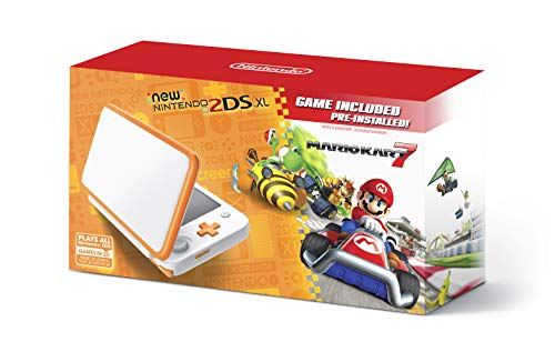 New Nintendo 2DS XL - Orange + White With Mario Kart 7 Pre-installed - Nintendo 2DS Consoles Nintendo   