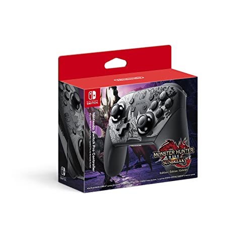 Nintendo Switch Pro Controller (Monster Hunter Rise: Sunbreak Edition) - (NSW) Nintendo Switch Accessories Nintendo   
