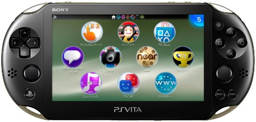 Sony PlayStation Vita 2000 Wi-Fi (Black/Khaki) - (PSV) PlayStation Vita [Pre-Owned] (Japanese Import) Video Games Sony   