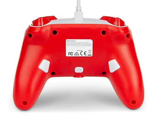 PowerA Enhanced Wired Controller (Mario Red/White) - (NSW) Nintendo Switch Accessories PowerA   