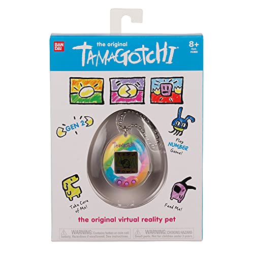 The Original Tamagotchi (Spring Stripes) - Tamagotchi Toy Tamagotchi   