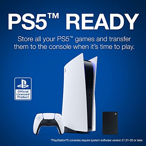 Seagate Game Drive for Playstation Consoles 4TB External Hard Drive - (PS5) Playstation 5 Accessories Seagate   
