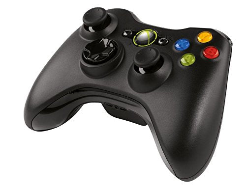 Xbox 360 Wireless Controller for Windows with Windows Wireless Receiver (Black) - Xbox 360 Accessories Microsoft   