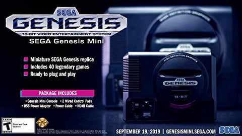 Sega Genesis Mini - SEGA Genesis Video Games SEGA   