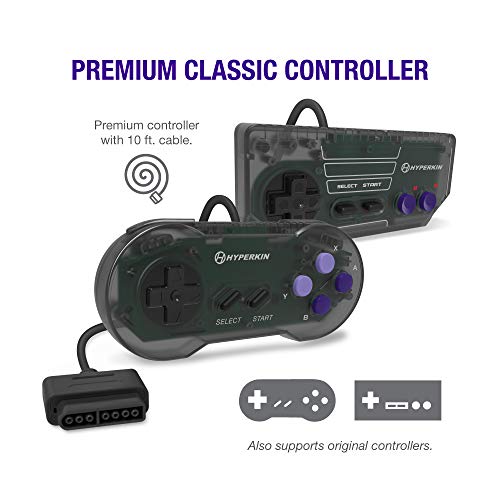 Hyperkin RetroN 2 HD Gaming Console (Space Black) - (SNES) Super Ninte ...