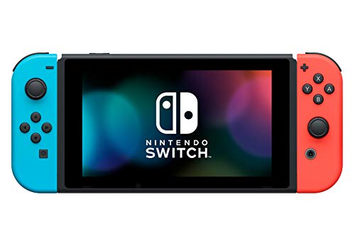 Nintendo Switch Console with Neon Blue and Neon Red Joy-Con (L-R