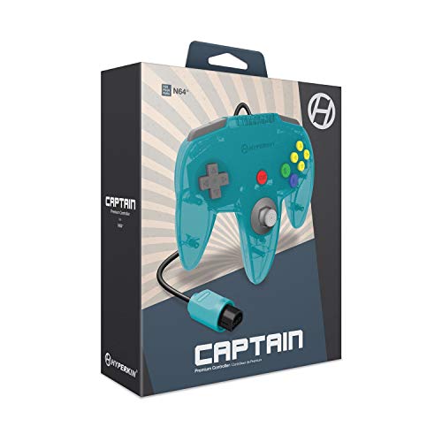 Hyperkin Captain Controller (Turquoise) - (N64) Nintendo 64 Accessories Hyperkin   
