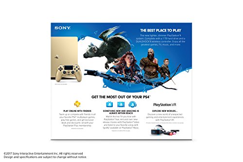 SONY PlayStation 4 Slim 1TB Gold Console - (PS4) Playstation 4 [Pre-Owned] Consoles Sony   