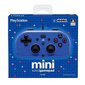 HORI Mini Wired Gamepad (Blue) - (PS4) PlayStation 4 Accessories PlayStation   