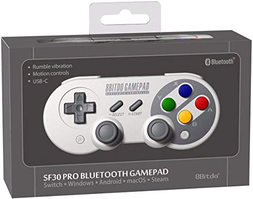 8Bitdo SF30 Pro Controller Windows, macOS, & Android - (NSW) Nintendo Switch Accessories 8Bitdo   