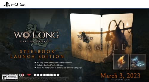 Wo Long: Fallen Dynasty (Steelbook Launch Edition) - (PS5) PlayStation 5 Video Games KT   