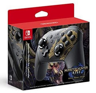 Nintendo Switch Pro Controller (Monster Hunter Rise Edition) - (NSW) Nintendo Switch Accessories Nintendo   