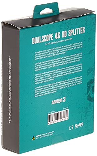 Armor3 Dualscope 4K HD Splitter for HD Gaming Consoles or Devices Accessories Armor3   