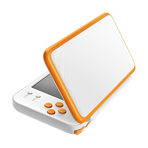 New Nintendo 2DS XL Console (White + Orange) - Nintendo 3DS | J&L Game