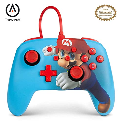 PowerA Enhanced Wired Controller (Mario Punch) - (NSW) Nintendo Switch Accessories PowerA   