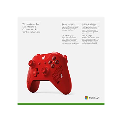 Microsoft Xbox One Wireless Controller (Sport Red Special Edition) - (XB1) Xbox One [Pre-Owned] Accessories Microsoft