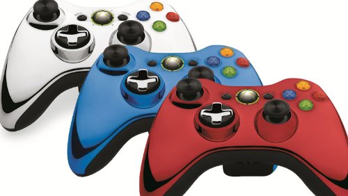 Microsoft Xbox 360 Chrome Series Limited Edition Wireless Controller (Red) - Xbox 360 [European Import] Accessories Microsoft   