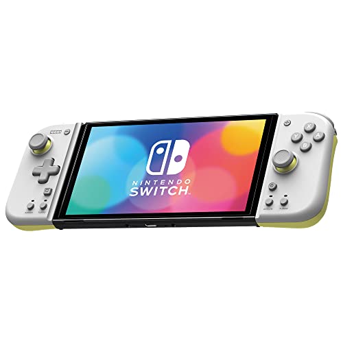 HORI Nintendo Switch Split Pad Compact (Light Gray & Yellow) - (NSW) Nintendo Switch Accessories HORI   