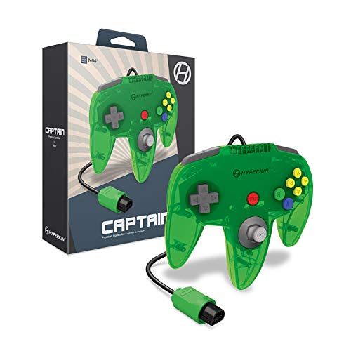 Hyperkin Captain Premium Controller (Lime Green) - (N64) Nintendo 64 Accessories Hyperkin   