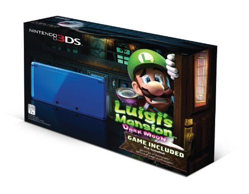 Nintendo 3DS Console (Cobalt Blue Luigi's Mansion: Dark Moon) - Nintendo 3DS [Pre-Owned] Consoles Nintendo   