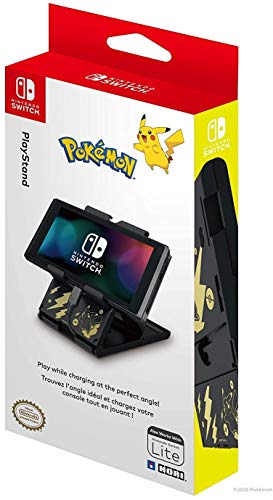 HORI Compact PlayStand (Pikachu Black & Gold) - (NSW) Nintendo Switch Accessories HORI   