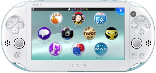 Sony PlayStation Vita 2000 Wi-Fi (Light Blue/White) - PlayStation Vita Consoles J&L Video Games New York City   