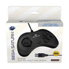 Retro-Bit Official Sega Saturn USB Controller Pad - USB Port (Black) Accessories Retro-Bit   
