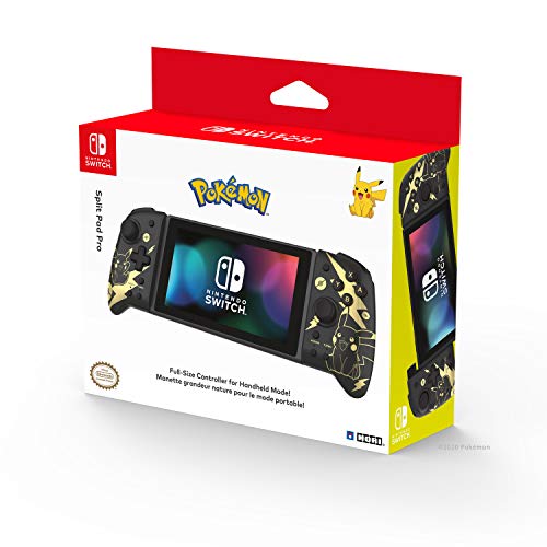 HORI Nintendo Switch Split Pad Pro (Pokemon: Black & Gold Pikachu) - (NSW) Nintendo Switch Accessories HORI   