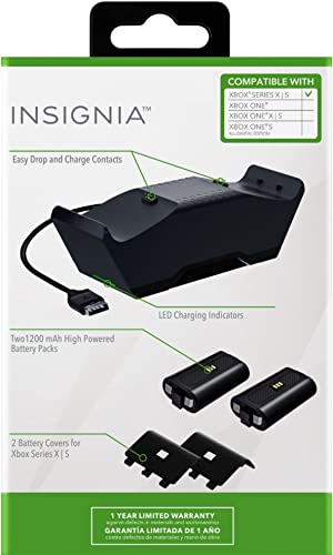 INSIGNIA Dual Controller Charging System for Xbox Series X|S (Black) - (XSX) Xbox Series X Accessories INSIGNIA   