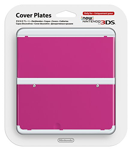 New Nintendo 3DS Cover Plates No.032 (PINK) - New Nintendo 3DS (Japanese Import) Accessories Nintendo   