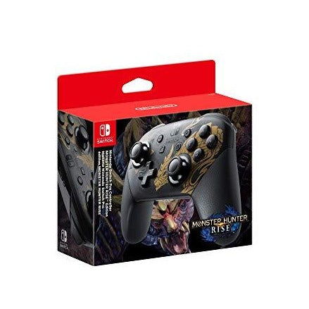 Nintendo Switch Pro Controller (Monster Hunter Rise Edition) - Nintendo Switch (European Import) Accessories Nintendo   