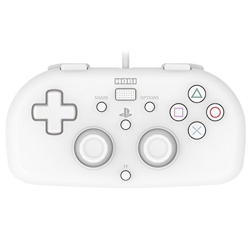 Hori SONY Licensed Wired Controller Light Small (White) - (PS4) PlayStation 4 Accessories HORI   