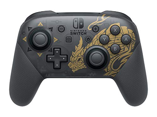 Nintendo Switch Pro Controller (Monster Hunter Rise Edition) - (NSW) Nintendo Switch (Japanese Import) Accessories Nintendo   